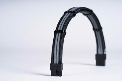 sensei mods Custom Sleeved Cable Extension Kit - Dual Colour Gaming Adapter(Grey, For PC)