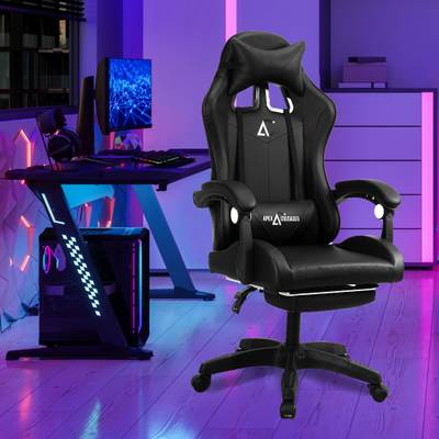 SAVYA HOME Snipe Gaming Chair | Adjustable headrest | Lumbar support, Comfortable footrest Gaming Chair