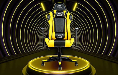 MRC Executive Chairs gaming chair04 Gaming Chair(Yellow, Black)