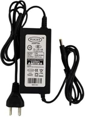 PLIGHT 12V 5A Adapter 60W Power Supply – DC 12 Volt 5 Amp Charger 12 W Adapter
