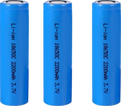 EBRAND ONE 18650 Rechargeable Li-ion battery 3 pcs 3.7V  (Pack of 3)  Battery(Pack of 3)