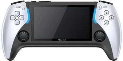 dkian Project X Handheld Game Console 4.3 inch IPS Screen Portable Video Game Player 4 GB with classic(black grey)