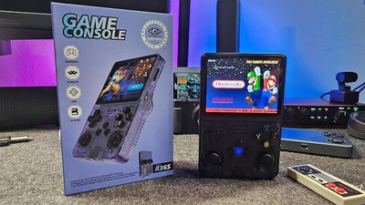 GAMESOUL R36S Game Console 3.5 inch Retro Emulator System 64 GB with 15000+Preinstall video game Mario ,GTA Vice City and many more(Black, NO)