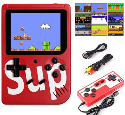 TFG 400 in One Handheld Game Console With Remote Controller 2 Player N/A GB with Inbuilt 400 Games, Super Mario, Mario,Snow Bros, Turtles,Adventure Islandad(Multicolor)