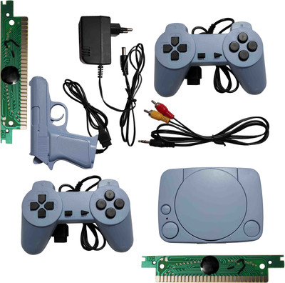 KAIKO Best For Kids Classic Video Game With 2 Extra Chip with Contra, Super Mario Bros, F1 Race(Multicolor)