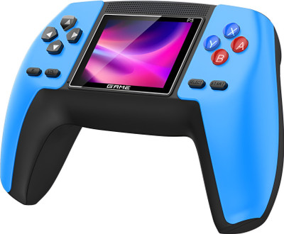 HG WORLD Retro P5 Controller View Classis Gaming Console | Connect TV | 128 MB GB with 520 Classic Games Internal Display in Portable Pocket Gamepad(Blue, Professional Game Chip, External Charging, No)
