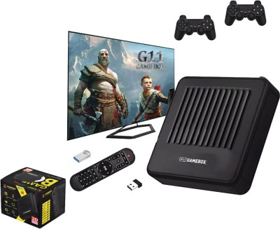 PTCMart 4k G11 Super HD Game Box 10,000+ Retro Games with 9.0 Android System TV Box 64 GB with 10,000+ Games with GTA game(Black)