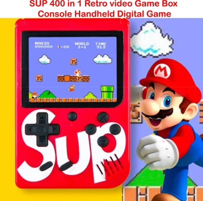 TFG SUP 400 in 1 Retro video Game Console Handheld Digital Game Pad Handheld N/A GB with Inbuilt 400 Games, Super Mario, Mario, Snow Bros, Turtles, Adventure Islandad etc.(Multicolor)