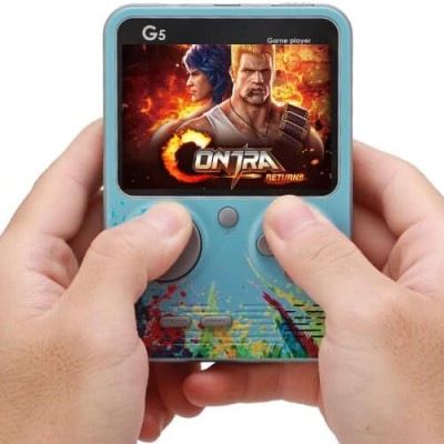 NextTech G5 500s In1 Colorful Handheld Mini Game Box Also Connect With TV Option For kids 0.4 GB with Super Mario Like (Bros/Brose3/6/9/10/14)Super Contra Like(2/6/7) Total 500 Games(Multicolor)