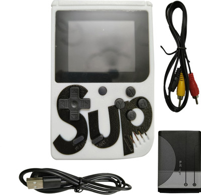 COUNTACH QZ212 SUP 400 In 1 Digital Handled Classic Video Game With Tv Output Game Box NA GB with Contra, Snow Bros, Duck Hunt, Spider-Man(Multicolor)