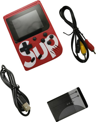 COUNTACH RD888 Classic SUP Handled Classic Retro Game Play Colorful LED Screen NA GB with USB Chargeable Portable Game Console, With 400 Old Games, Like, Contra, Spider-Man(Multicolor)