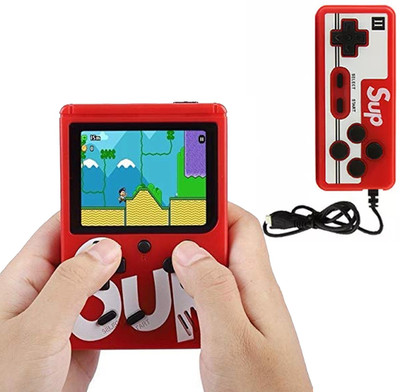 Point Zero Game Box 400 in One Handheld Game Console With Remote Controller 2 Player N/A GB with Inbuilt 400 Games, Super Mario, Mario,Snow Bros, Turtles,Adventure Islandad(Multicolor)