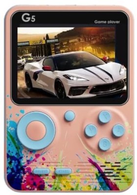 NextTech G5 500 In1 Colorful Handheld Mini Game Box Also Connect With TV Option For kids 0.4 GB with Super Mario Like (Bros/Brose3/6/9/10/14)Super Contra Like(2/6/7) Total 500 Games(Multicolor)