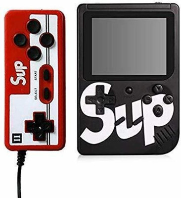 markif SUP GAME BOX 400 IN 1 HANDHELD CONSOLE WITH REMOTE CONTROL (BLACK) 8 GB with MARIO, CONTRA, MANY MORE(Black)