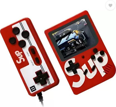 CHG Retro Game Sup r488gaming console for tv With 2 Player Portable Sup Game Box 32 GB with 400+ Preinstall video game handheld,Best Gift All Ages Mario Game(Red, 1 remote)