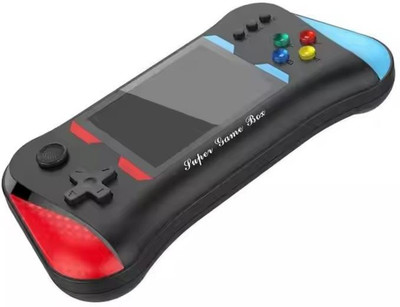 BITWEAVE 3.5Inch Portable X7M Mini Retro Game Console with 500 Classic Games for 1 Player with 500+ pre-installed classic games including Super Mario, Contra, Street Fighter(Black, Red, No)