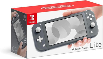 NINTENDO Switch Lite Grey 32 GB(Grey, No, but compatible with additional Joy-Con or Pro Controller (sold separately))