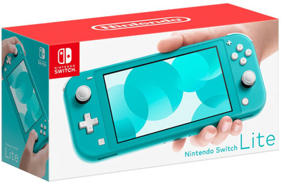 NINTENDO Switch Lite Portable Gaming Console for TV & Handheld Play Built-in Controllers with 5.5-inch Display Screen,Responsive Button, Vibrant Screen,Fast Processor 32 GB with Long Battery , play trending Switch games – Mario Kart, Zelda & Pokémon Legends(Turquoise Edition, Smooth Gameplay, Best V
