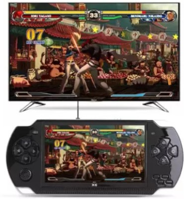 GLOWISH TV OUT POCKET MP4 PLAYER WITH 1000 GAMES INCLUDED 8 GB 8 GB with 1000 GAMES, TEKKEN 3, RACING, ARCADE, Shooting, Arcade(Multicolor)