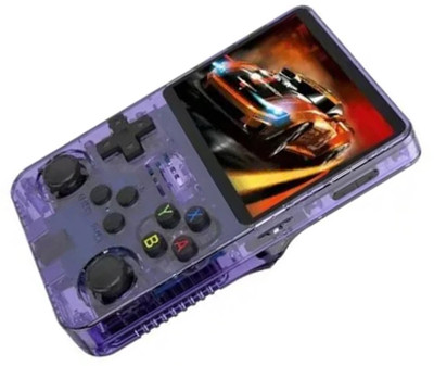 Clubics Retro Handheld R36S Console Game Classic Portable Video Handheld Pocket Console 64 GB with 10000+ Support Classic Games And work with 20 emulators.(Purple)