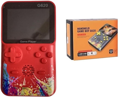 HG WORLD Retro Game Boy G620 gaming console for tv Pocket Sup Game Box handheld 3.5TFT Screen Rechargeable Battery handheld console Hand video game for tv 32MB GB with 500+ Preinstall video game handheld,Best Gift All Ages Mario Game Mortal Combat(Black, Mini Video Game for Kids & Modern Gamer, Love