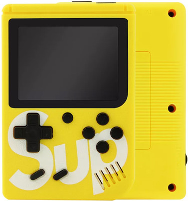 Point Zero SUP Handheld Game Console ,Classic Retro Video LCD Screen USB Rechargeable N/A GB with Inbuilt 400 Games, Super Mario, Mario,Snow Bros, Turtles,Adventure Islandad(Multicolor)