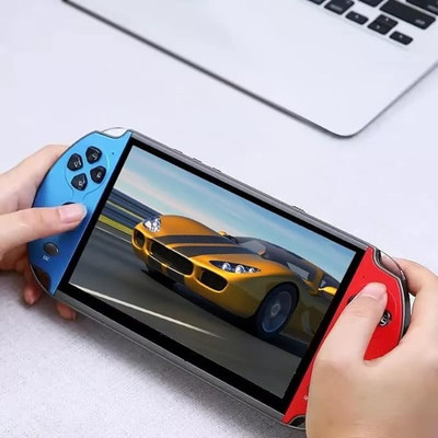 NextTech X7 PSP Game Console:Unlock The Power of 1000+ Games and Nostalgic Memories YR-38 8 GB with 1000+ Games(Multicolor)