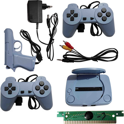 KAIKO Play Tv Video Game With 1 Extra Cassette Games with Contra, Super Mario Bros, F1 Race(Multicolor)