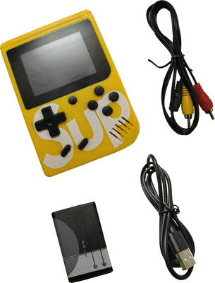 COUNTACH YLW88 SUP 400 In 1 Digital Handled Video Game Box 400+ More Classic Game NA GB with With Play Girls And Boys With More Game, Contra, Snow Bros, Dr. Mario(Multicolor)