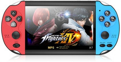 NextTech X7 PSP Game Console:Unlock The Power of 1000+ Games and Nostalgic Memories YR-01 8 GB with 1000+ Games(Multicolor)