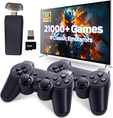 UNIQIDEAS Wireless video games for tv gaming Retro gaming console 2 player Legacy Edition(Code in the Box - for PS4, PS3 & PS Vita)