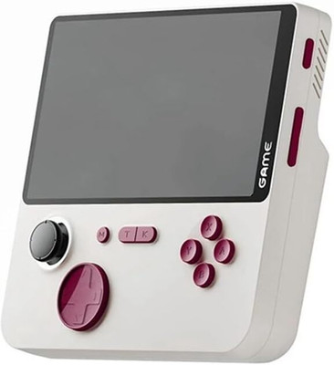 Playtastic E5 Game Console 5 Inch Screen 64 GB with Built-in 15000+ Classic Games, 5000mAh Battery, Portable Pocket Arcade(White)