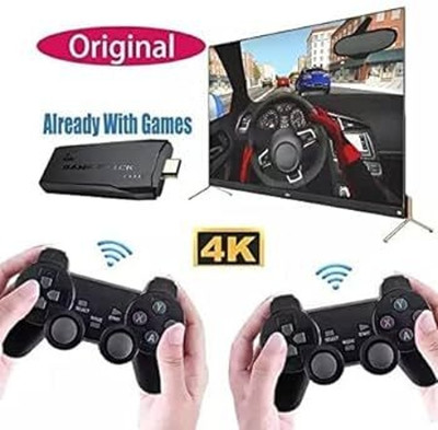 GameStick 2.4G Wireless Controller 4K HD Console Built-in 10k+ Retro Games 25th Anniversary Edition(Code in the Box - for PC)