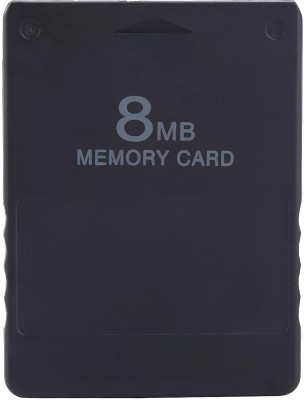 Hgworld 8 MB PlayStation 2 Memory Card For PS2 Slim & PS2 Phat Model 8 MB NA GB(Black, No)