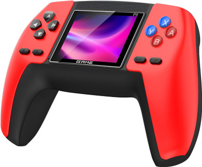 HG WORLD Retro P5 Gamepad gaming console forPortableStyle Pocket GameBox Handheld Gaming 3.5TFT Screen Rechargeable Battery handheld console Hand video game for tv 128MB GB with 500+Preinstall video game handheld,Best Gift All Ages Mario Game, Mortal Kombat(Red, Mini Video Game for Kids & Modern Gam