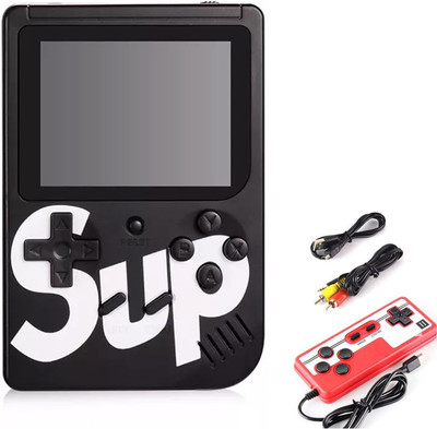 Qaz 400 in 1 Game Box Console Handheld Classical Video Game with Remote Controller N/A GB with Inbuilt 400 Games, Super Mario, Mario,Snow Bros, Turtles,Adventure Islandad(Multicolor)