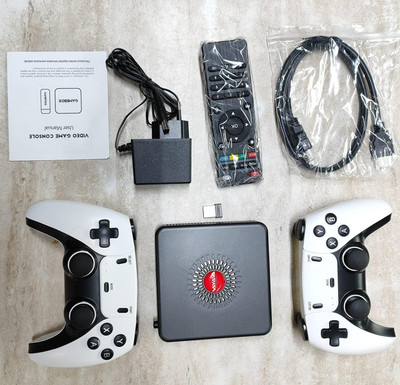 Playtastic G13 Game Box HD 4k Super Console Video Game Box 64 GB with Plug & Play TV Gaming Box, 2 Wireless Controllers(Black)