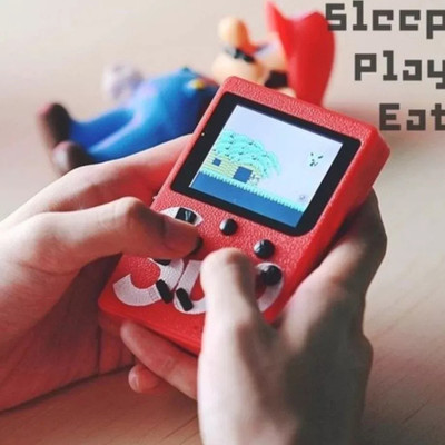Qaz Handheld 400 in 1 Sup Game Box Video Game For Girls And Boys Gift Toy N/A GB with Inbuilt 400 Games, Super Mario, Mario,Snow Bros, Turtles,Adventure Islandad(Multicolor)