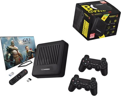 PTCMart HD 4k G11 Super Game Box 10,000+ Retro Games with 9.0 Android System TV Box 256 GB with 10,000+ Games with GTA game(Black)