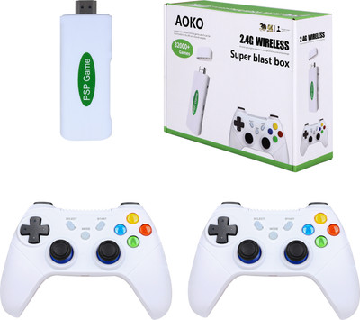 Playtastic M22 Blast Box Edition Retro Game Stick - 52 Emulators, 30,000+ Games 64 GB with Video Games Like Mario ,GTA , God Of War,Tekken, SmackDown(Black)