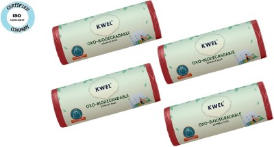 KWEL Oxo-Biodegradable Eco-friendly Garbage Trash 10 Bags Roll(Size 36/48) Jumbo 40 L Garbage Bag  Pack Of 4(4Bag )