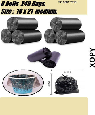XOPY Trash Bags 17x21 240 Small 8 L Garbage Bag  Pack Of 240(240Bag )