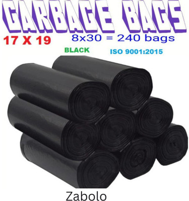 Zabolo B_17x19 Small 8 L Garbage Bag  Pack Of 240(240Bag )