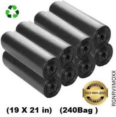 MOONBELL Garbage bag 17x21 pack of 8x30 Small 8 L Garbage Bag  Pack Of 240(240Bag )