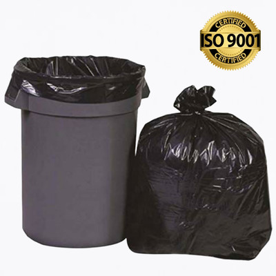 Eco Tone Black Garbage Bag, pack of 3 Roll ( 30 pcs in each roll ) Small Pack of 4 L Garbage Bag  Pack Of 3(3Bag )