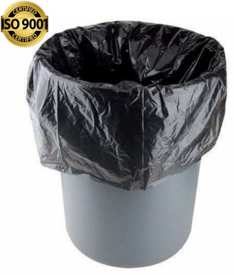KrossPie Biodegradable Dustbin Garbage Bags, Pack of 1 roll in Black color Small 5 L Garbage Bag  Pack Of 30(30Bag )