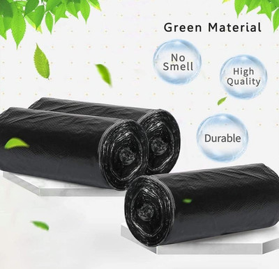 liftoff Black Garbage Bag 19x21 Leak-Resistant 3 ROLL 90 BAG Medium 15 L Garbage Bag  Pack Of 90(90Bag )