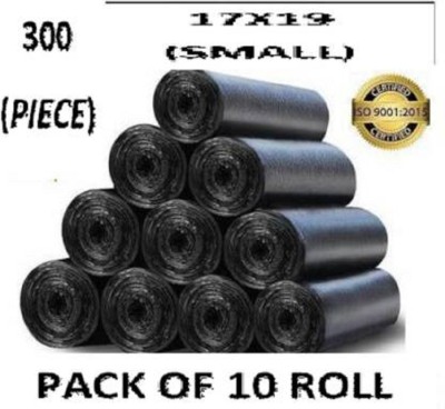 CartVallue A_MRK/GARBAGE/300/17*19/10 Small 10L L Garbage Bag  Pack Of 300(300Bag )