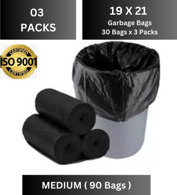 KARRON Dustbin Bag | Garbage Bag Medium 13 L Garbage Bag  Pack Of 90(90Bag )