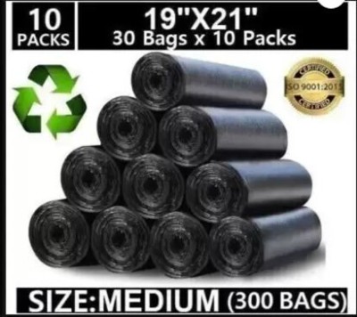 PBI Biodegradable Black Garbage Bag(pack of 300bags)) XL 11 L Garbage Bag  Pack Of 270(270Bag )